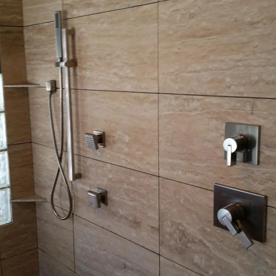 Shower fixture installation for Water Heater Replacement in The Village